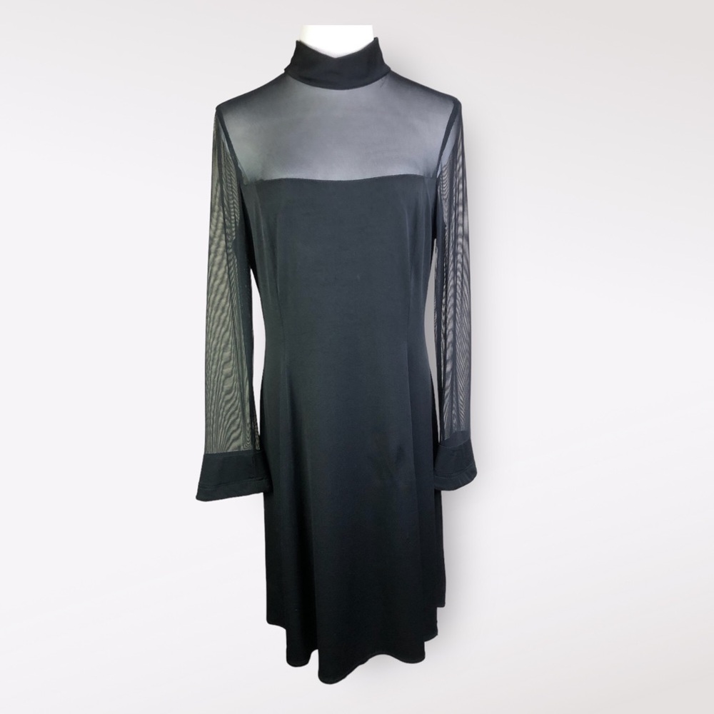 Jessica Howard Stretchy Illusion Neckline 16 Vintage